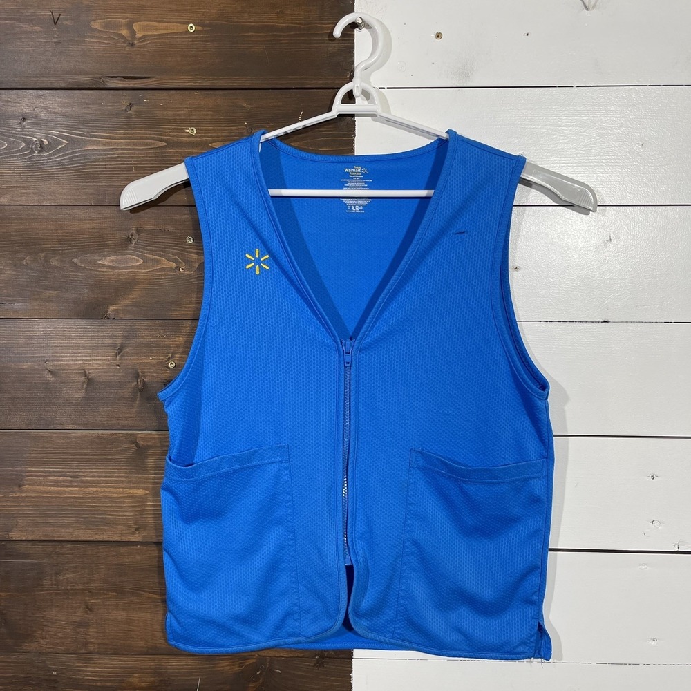 Walmart Blue Uniform Vest Size Men's‎ Small